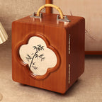 Bamboo Wooden Jewelry Box Ornament - image 5