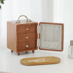 Bamboo Wooden Jewelry Box Ornament - Brown - image 6