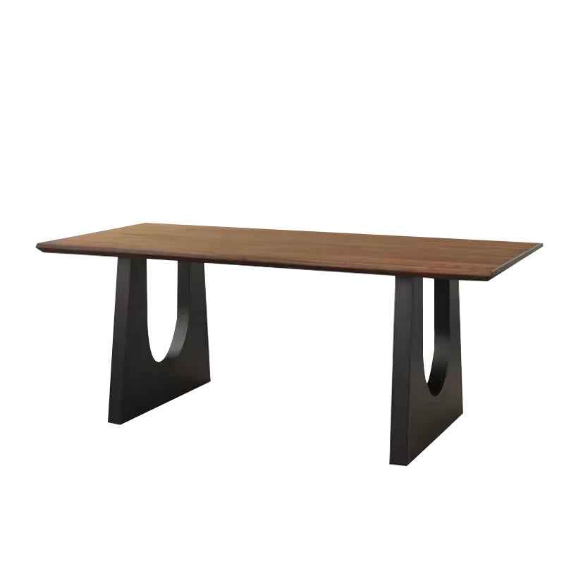 Wooden Office Desk With U-shaped Base - image 1