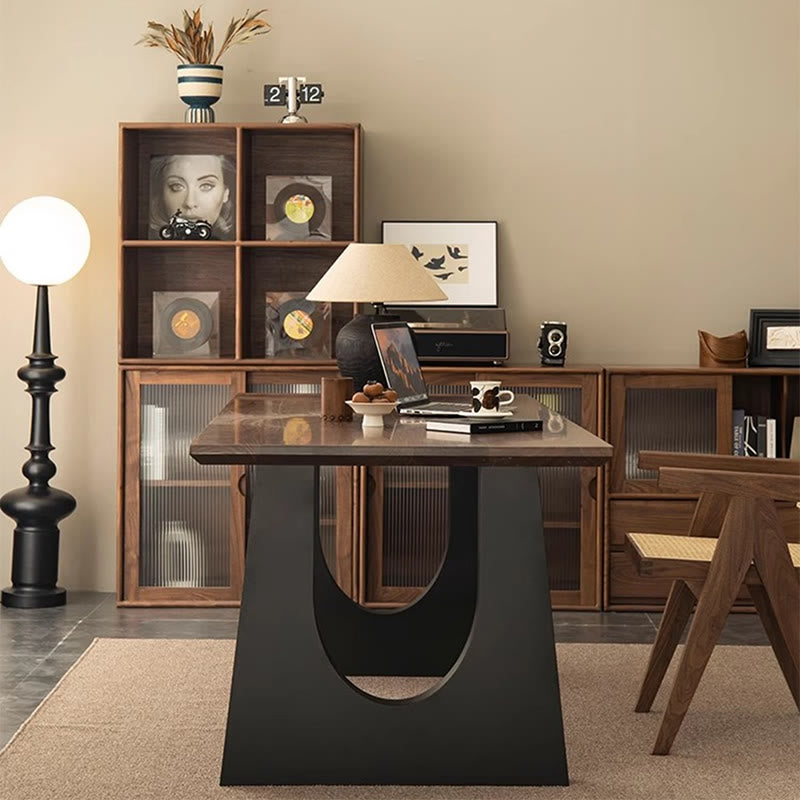 Wooden Office Desk With U-shaped Base - image 6