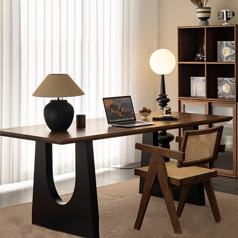 Wooden Office Desk With U-shaped Base - image 2