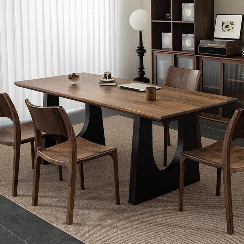 Wooden Office Desk With U-shaped Base - 62.99"L x 31.5"W x 29.53"H - image 0