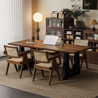 Wooden Office Desk With U-shaped Base - image 5