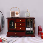 Vintage Wooden Multi-layer Jewelry Box Ornament - image 7