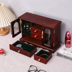 Vintage Wooden Multi-layer Jewelry Box Ornament - image 5