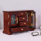 Vintage Wooden Multi-layer Jewelry Box Ornament - image 4