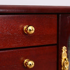 Vintage Wooden Multi-layer Jewelry Box Ornament - image 13