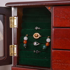 Vintage Wooden Multi-layer Jewelry Box Ornament - image 12