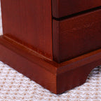 Vintage Wooden Multi-layer Jewelry Box Ornament - image 17