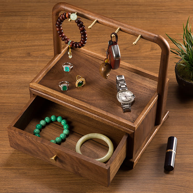 Wooden Drawer Storage Box Ornament