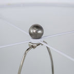Sliver Hammered Iron Table Lamp - image 9