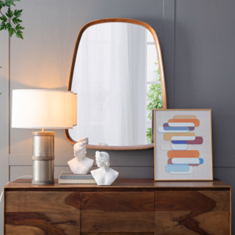 Sliver Hammered Iron Table Lamp - image 5
