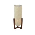 Modern Bedroom Lamp With Walnut Wood Base - image 1