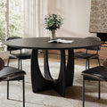 Round Wood Dining Table With Cross Legs