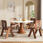Mid-Century Modern Round Dining Table For 4-8 People - image 3