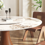 Mid-Century Modern Round Dining Table For 4-8 People - image 9