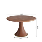Mid-Century Modern Round Dining Table For 4-8 People - image 23