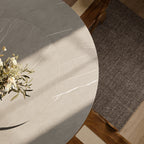 Luxury Gray Mid-Century Modern Round Dining Table For 4/6/8 - image 6