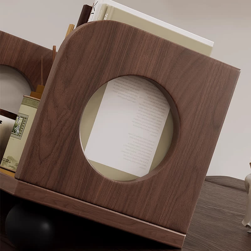 Retro Style Solid Wood Desktop Storage Rack - image 12
