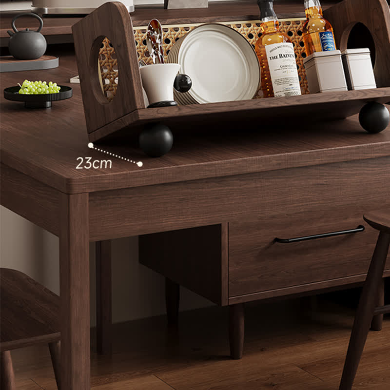 Retro Style Solid Wood Desktop Storage Rack - image 9