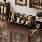 Retro Style Solid Wood Desktop Storage Rack - image 5