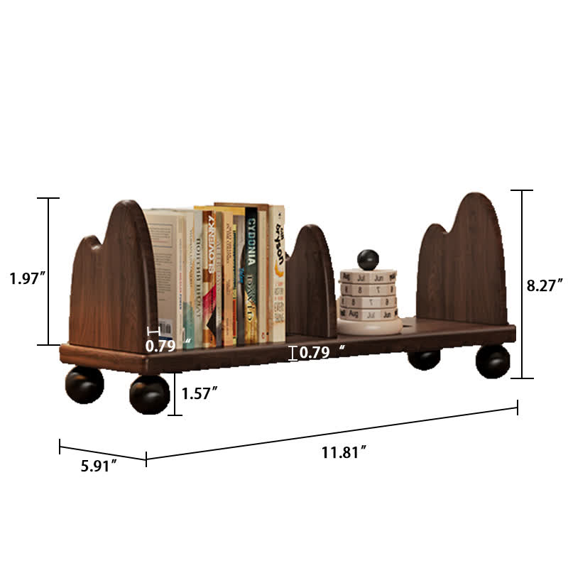 Black Walnut Tabletop Storage Rack - image 7
