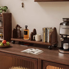 Black Walnut Tabletop Storage Rack - Brown - image 0