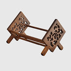 Solid Wood Carved Desktop Bookshelf - image 11