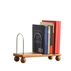 Wooden Metal Book Stand Bookshelf - image 1