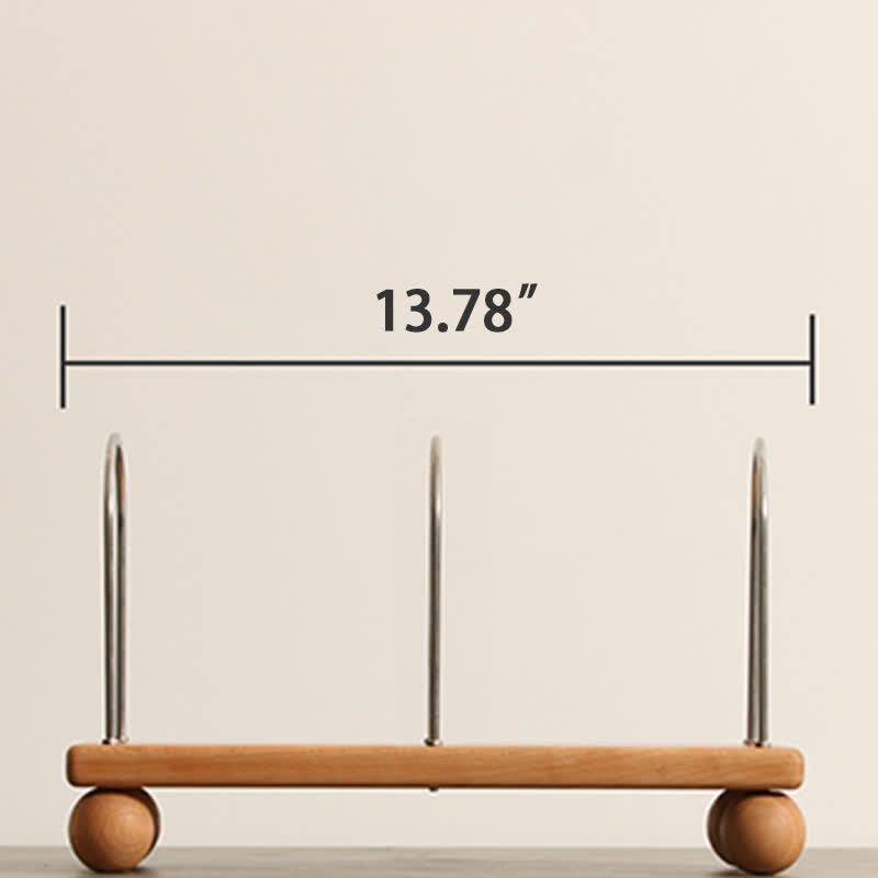 Wooden Metal Book Stand Bookshelf