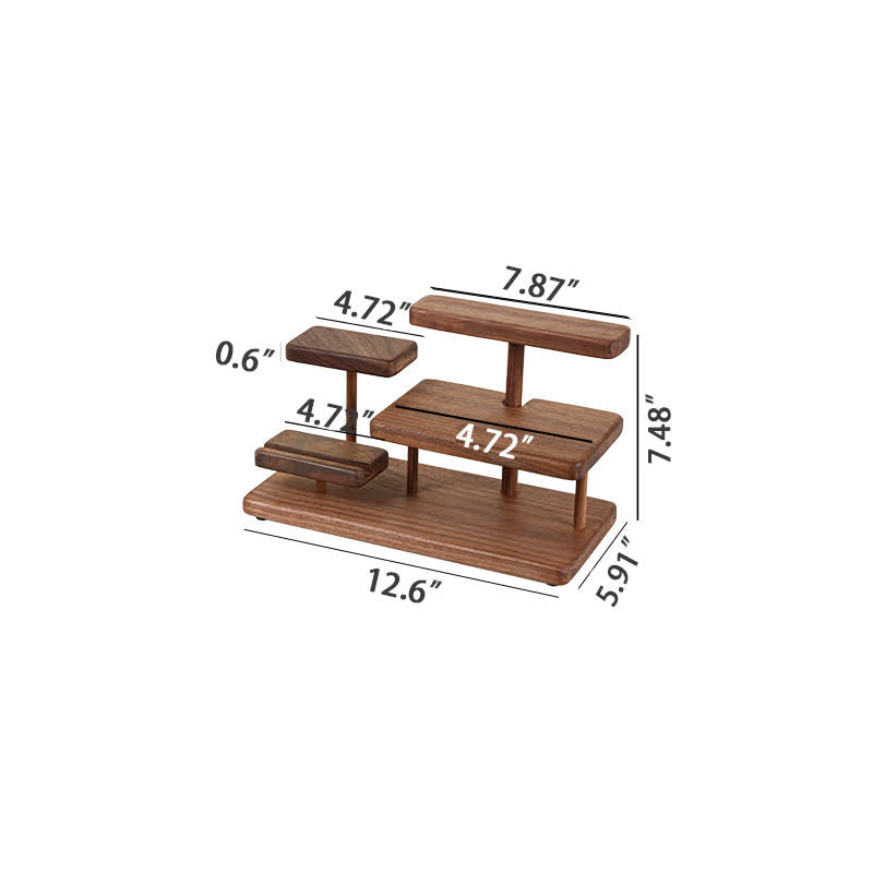 Wooden Multi-layer Desktop Shelf - image 11