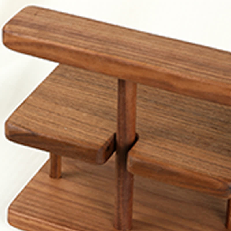Wooden Multi-layer Desktop Shelf - image 9