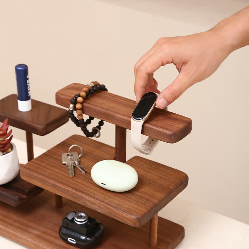 Wooden Multi-layer Desktop Shelf - image 4