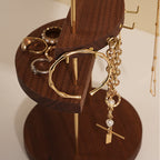 Black Walnut Wood Rotating Jewelry Stand - image 10