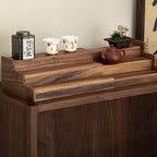 Adjustable Expandable Walnut Desktop Shelf Organizer - image 2