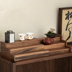 Adjustable Expandable Walnut Desktop Shelf Organizer - image 10