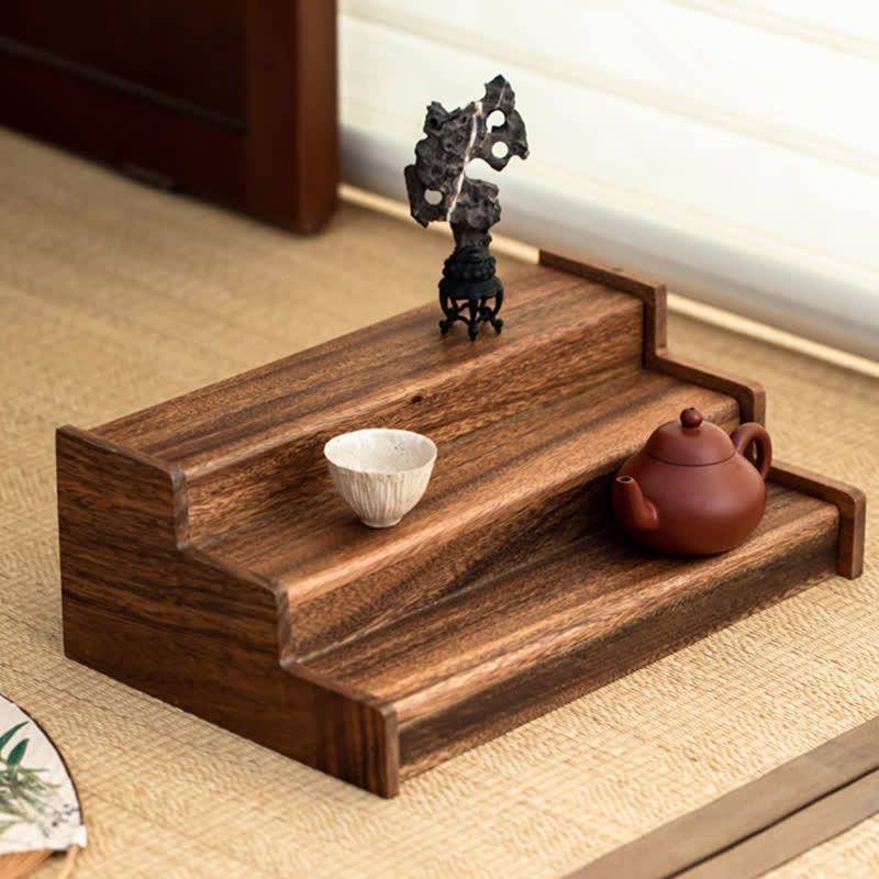 Adjustable Expandable Walnut Desktop Shelf Organizer - image 11