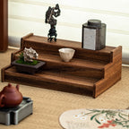 Adjustable Expandable Walnut Desktop Shelf Organizer - image 8