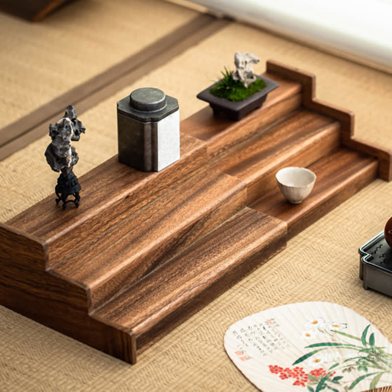 Adjustable Expandable Walnut Desktop Shelf Organizer - image 13
