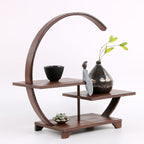 Oriental Style Solid Wood Display Rack - image 2