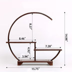 Oriental Style Solid Wood Display Rack - image 4