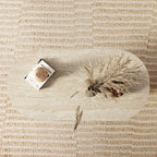 Slate Oval Walnut Coffee Table - image 6