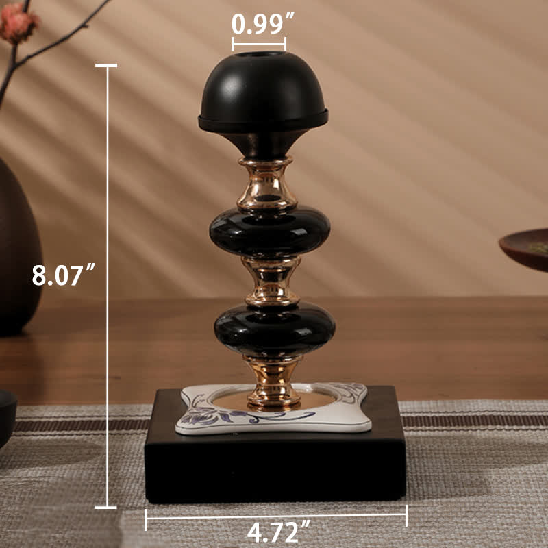 Iffhome Copper Candle Holder Decorative Ornament