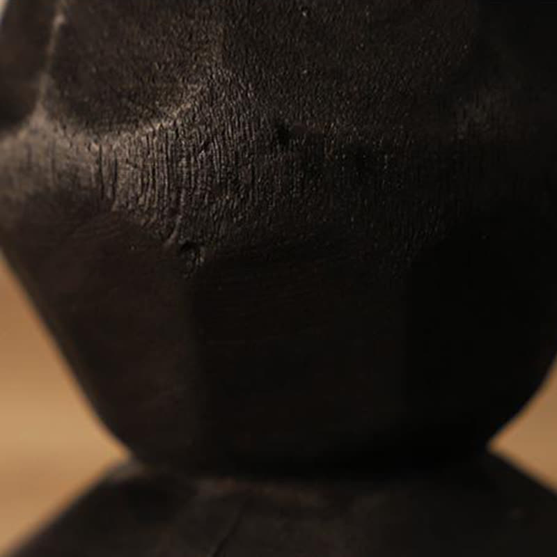 Vintage Solid Wood Candle Holder Decorative Ornament