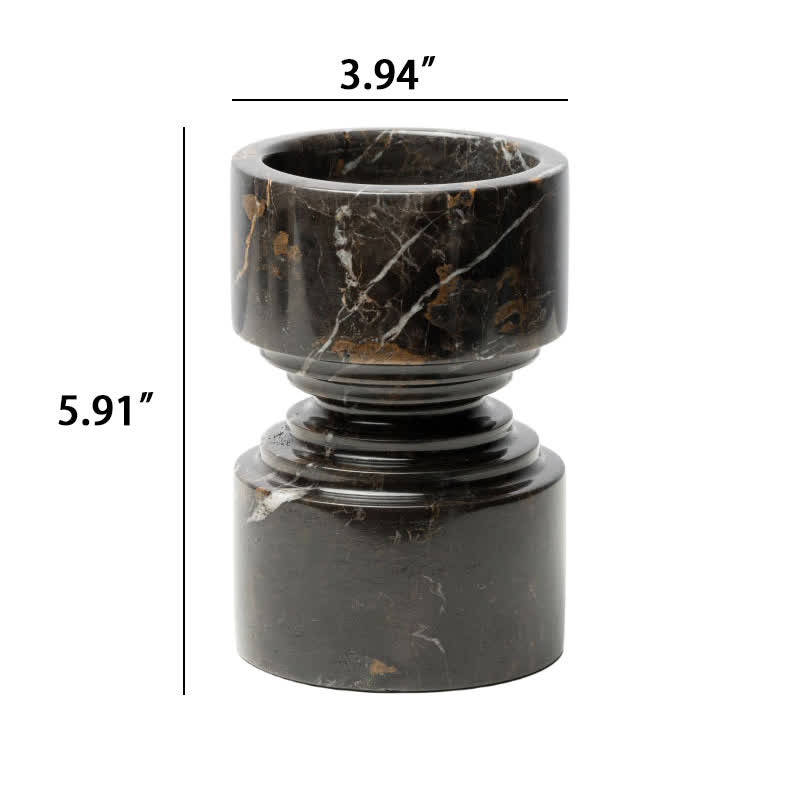 Modern Luxury Marble Candle Holder Ornament