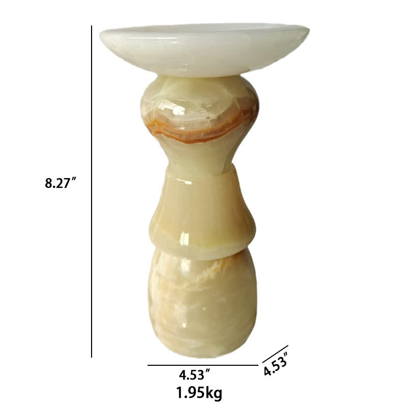 Modern Luxury Natural Stone Candle Holder