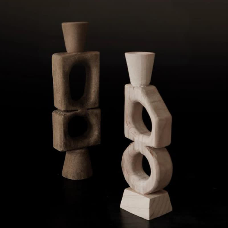 Luxury Geometric Abstract Candle Holder Ornament - image 8