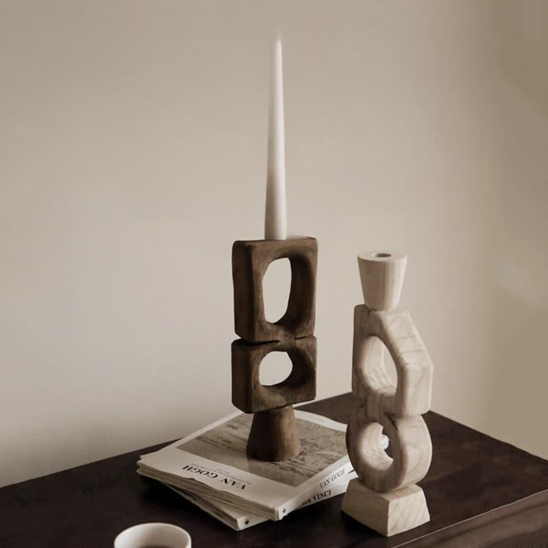Luxury Geometric Abstract Candle Holder Ornament - image 4