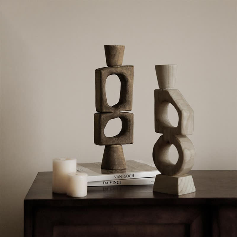 Luxury Geometric Abstract Candle Holder Ornament - image 7