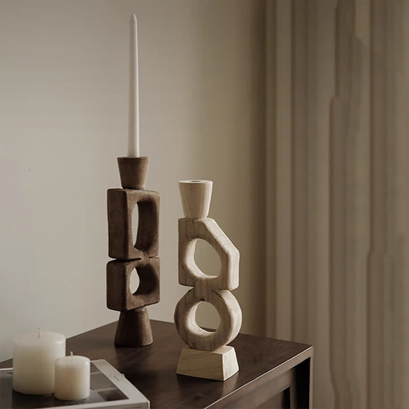 Luxury Geometric Abstract Candle Holder Ornament - image 5